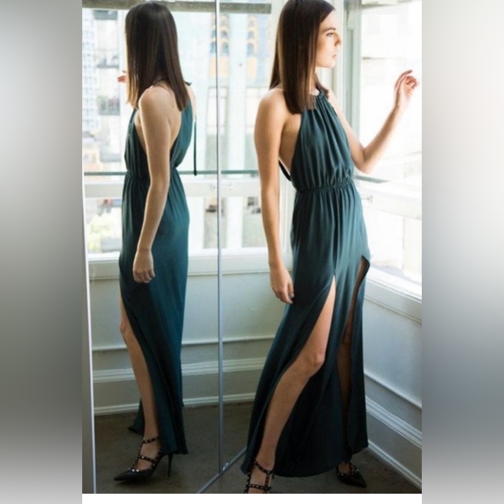 Stone Cold Fox Onyx Gown Emerald Green Size 1